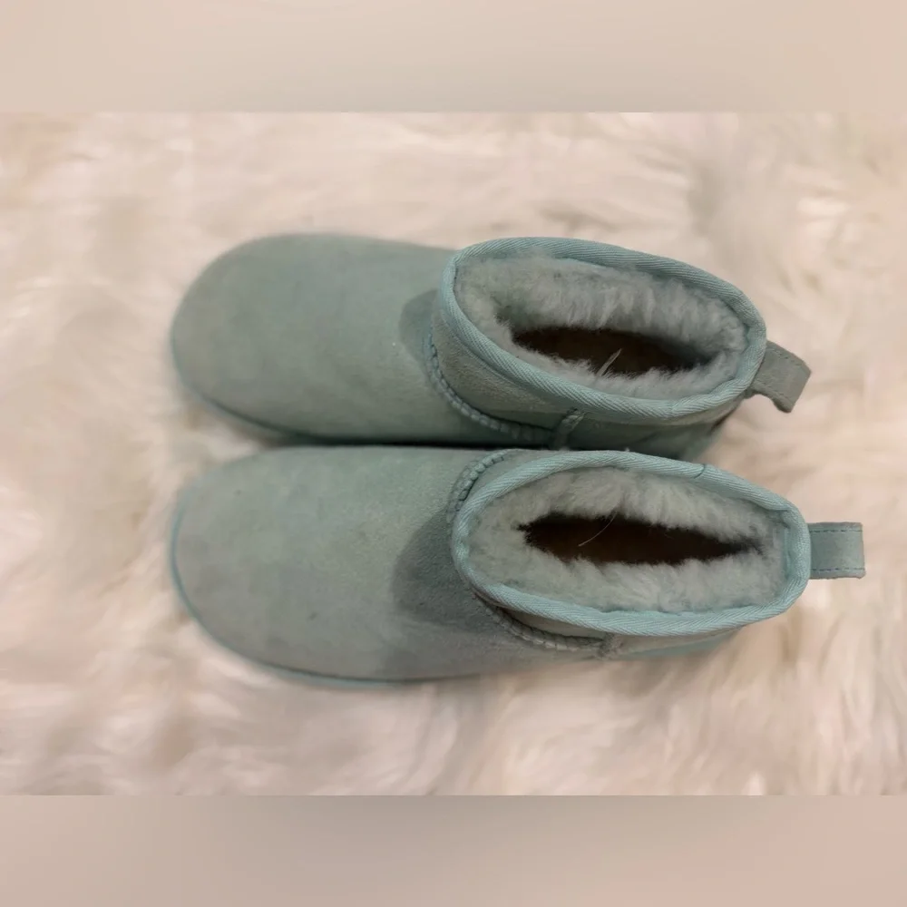 UGG Kids Aqua Blue Mini Boot